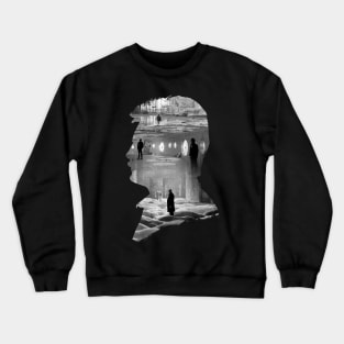 Andrei Tarkovsky Movie Silhouette Collage Crewneck Sweatshirt